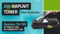 Návod na plnenie tonerov Kyocera TK-130 FS-1300/FS-1350/DS-1028MFP/ FS-1128