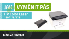 Ako vymeniť prenosový pás HP Laser 150a/150nw/MFP 178nw/179fnw