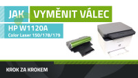 Návod na výmenu zobrazovacieho valca HP W1120A, HP Laser 150a/150nw/178nw/179fnw