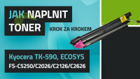 Návod na plnenie tonerov Kyocera TK-590 ECOSYS FS-C5250/ C2026/C2126/C2626                