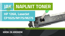 Návod na plnenie tonerov HP 126A, LaserJet CP1025/M175/M275