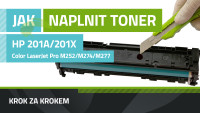 Návod na plnenie tonerov HP 201A/X (CF400A/X) HP Color LaserJet Pro M252/M274/M277