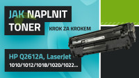 Návod na plnenie tonerov HP Q2612A 