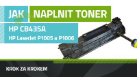 Návod na plnenie tonerov HP CB435A