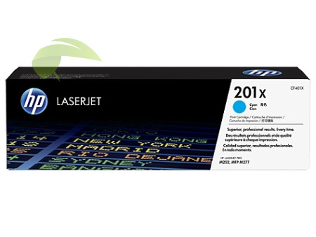 Toner HP 201X, CF401X originálny cyan, LaserJet M252/M274/M277