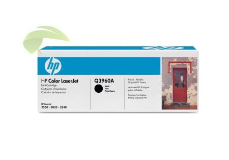 Toner HP Q3960A, 122A originálny čierny, HP Color LaserJet 2550/2820/2830/2840