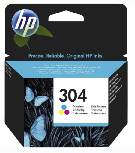 HP N9K05AE, HP 304 originálna náplň trojfarebná, DeskJet 2620/2630/3720/3730