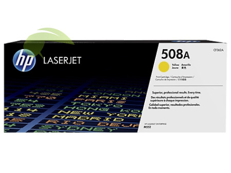 Toner HP 508A, CF362A originálny žltý, LaserJet M552/M553/M577