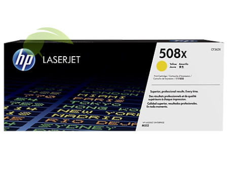 Toner HP 508X, CF362X originálny žltý, LaserJet M552/M553/M577