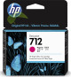 HP 3ED68A, HP 712 originálna náplň magenta, DesignJet T230/T250/ T630/T650