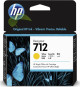 HP 3ED69A, HP 712 originálna náplň žltá, DesignJet T230/T250/ T630/T650