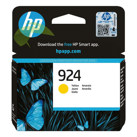 HP 4K0U5NE, HP 924 originálna náplň žltá, OfficeJet Pro 8122e/8124e/8132e/8134e/8135e