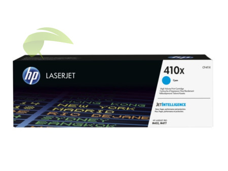 Toner HP 410X, CF411X originálny cyan, LaserJet M377/M452/M477