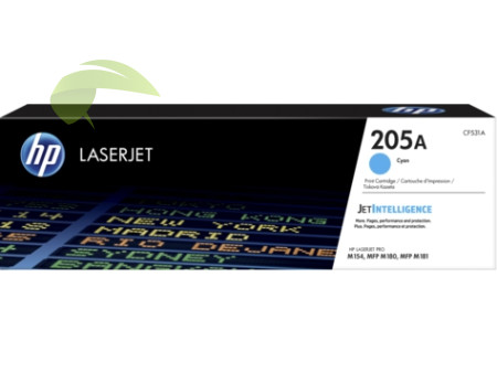 Toner HP 205A, CF531A originálny cyan, Color LaserJet Pro M154/M180/M181