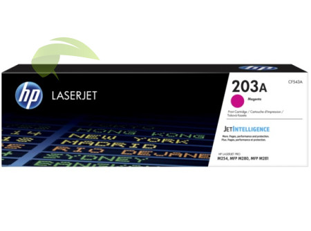 Toner HP 203A, CF543A originálny magenta, Color LaserJet Pro M254/M280/M281