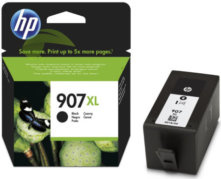 HP T6M19AE, HP 907XL originálna náplň čierna,  OfficeJet Pro 6960/6970