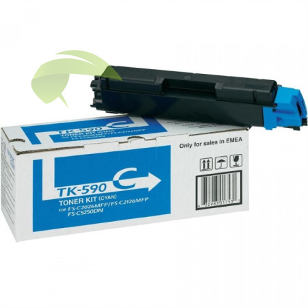 Toner Kyocera TK-590C originálny cyan, ECOSYS M6026cdn/M6526cdn/P6026cdn, FS-C2026MFP