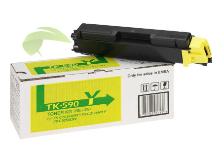 Toner Kyocera TK-590Y originálny žltý, ECOSYS M6026cdn/M6526cdn/P6026cdn, FS-C2026MFP