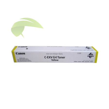 Toner Canon C-EXV64, 5756C002, originálny žltý, iR ADVANCE C3922i/C3926i/C3930i/C3935i