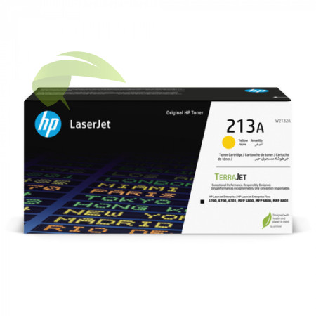 Toner HP 213A, HP W2132A originálny žltý, Color LaserJet Enterprise 5700/6700/5800/6800