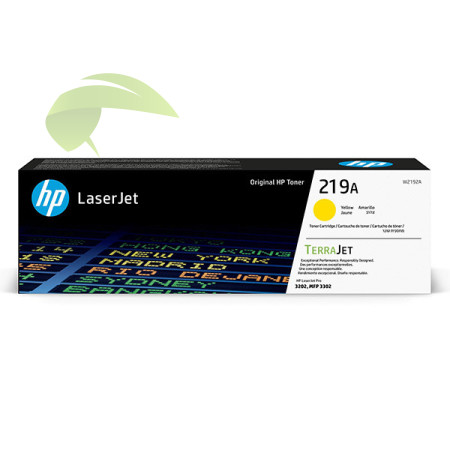 Toner HP 219A, HP W2192A originálny žltý, Color LaserJet Pro 3202/3302