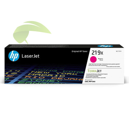 Toner HP 219X, HP W2193X originálny magenta, Color LaserJet Pro 3202/3302