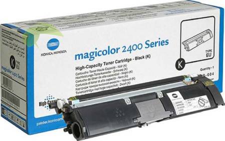 Toner Konica Minolta A00W432, 1710589-004 originálny čierny, magicolor 2400/2430/2450/2500/2590