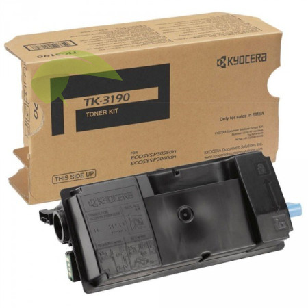 Toner Kyocera TK-3190 originálny, ECOSYS M3145dn/M3645dn/P3045dn/P3050dn/P3055